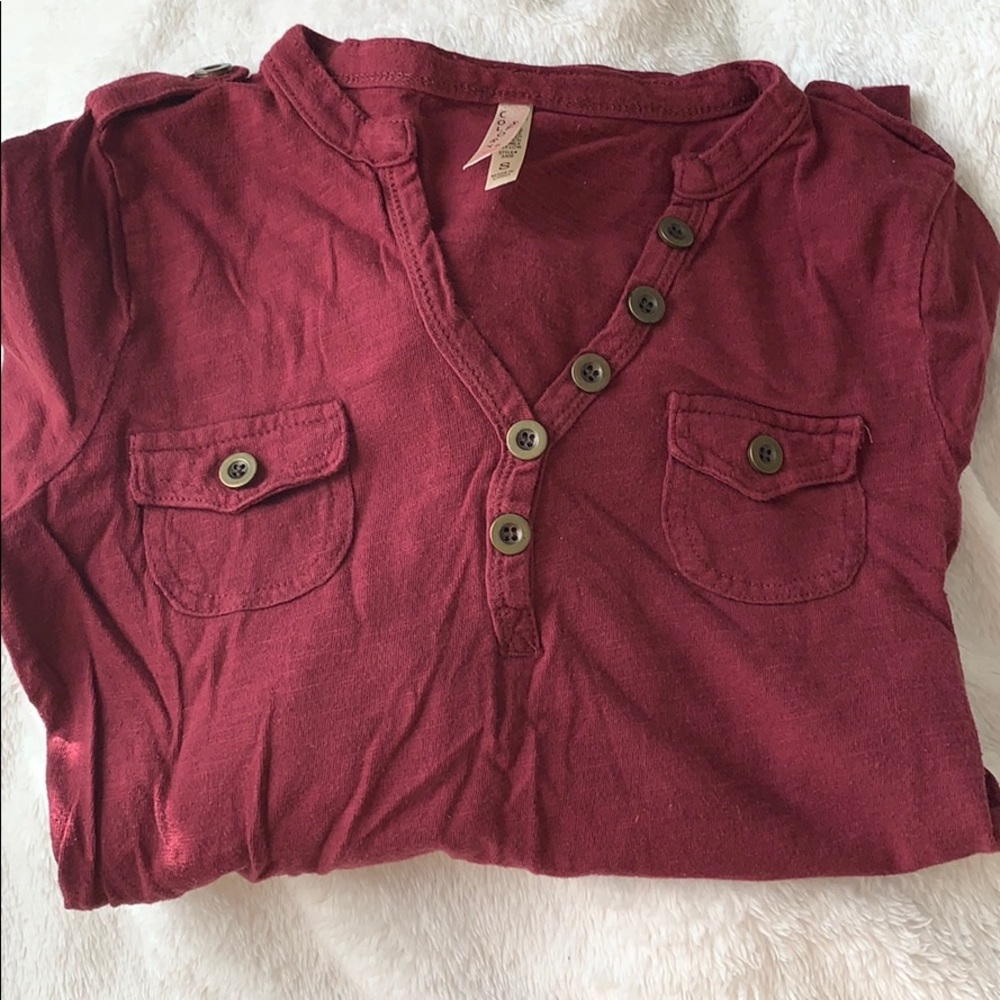 Maroon Blouse